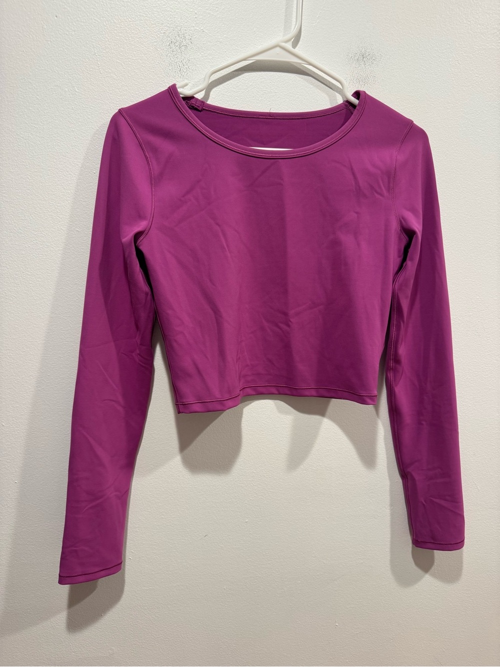 Lululemon Wunder Train Cropped Long Sleeve Shirt
